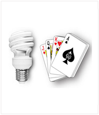 cfl light playing cards